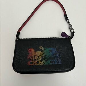 Coach Nolita 19 with rainbow horse design